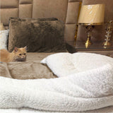 Fleece Sherpa Bedding Set-Camel