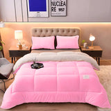 Luxury Soft Cozy Sherpa Comforter Pink